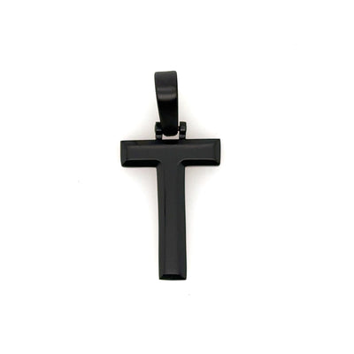 Varsity Initial Pendant (Matte Black)