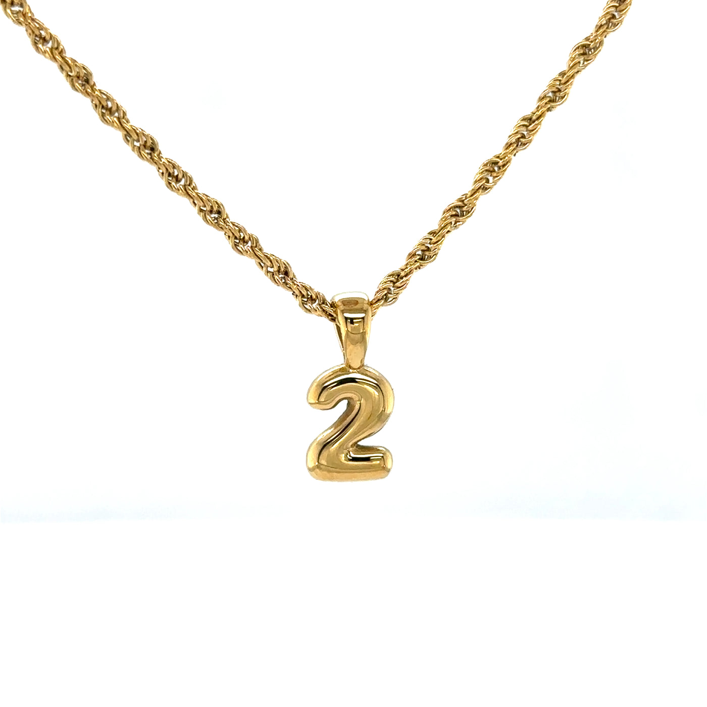 Bubble Number Necklace