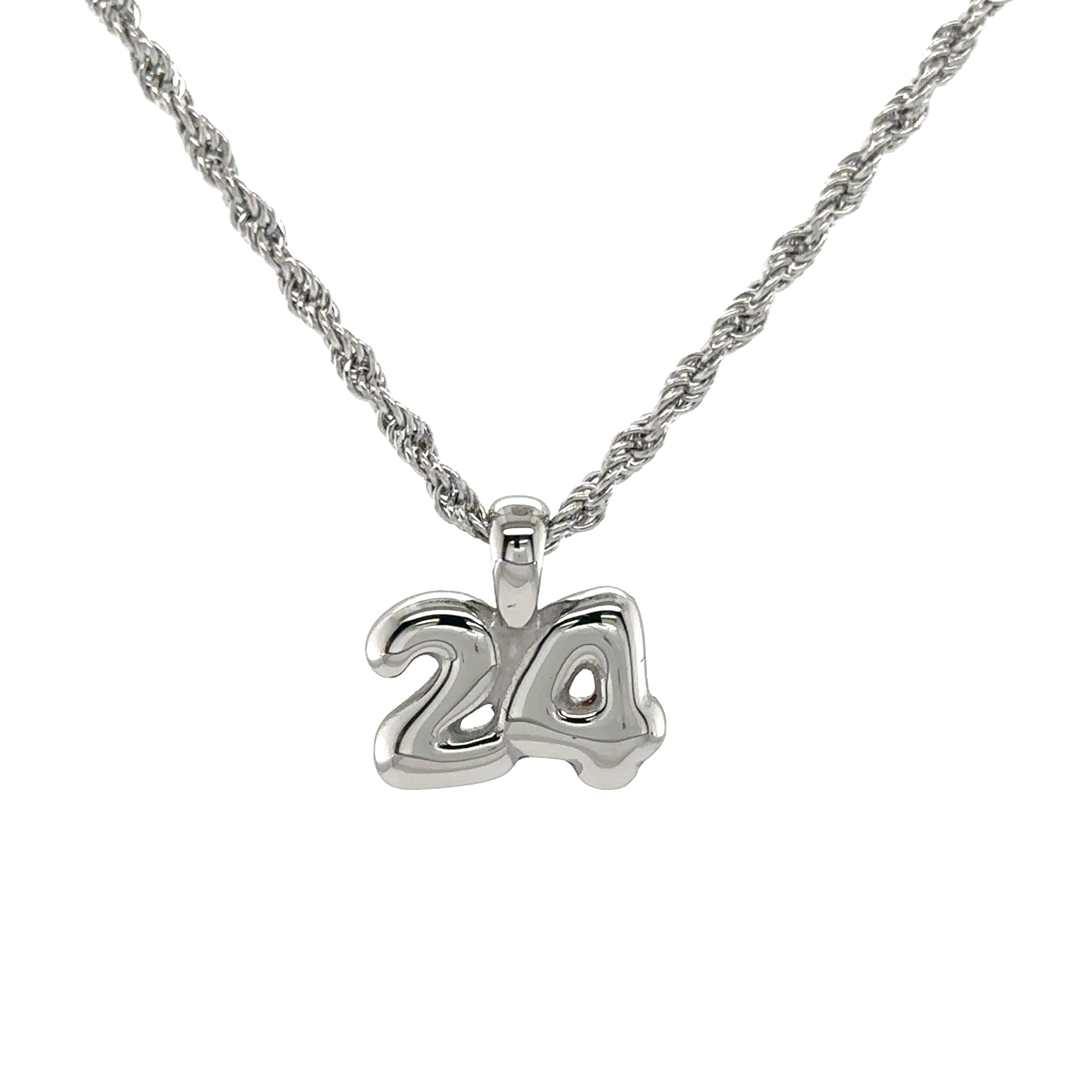 Bubble Number Necklace