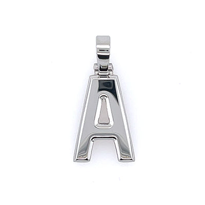 Varsity Initial Pendant (Silver)