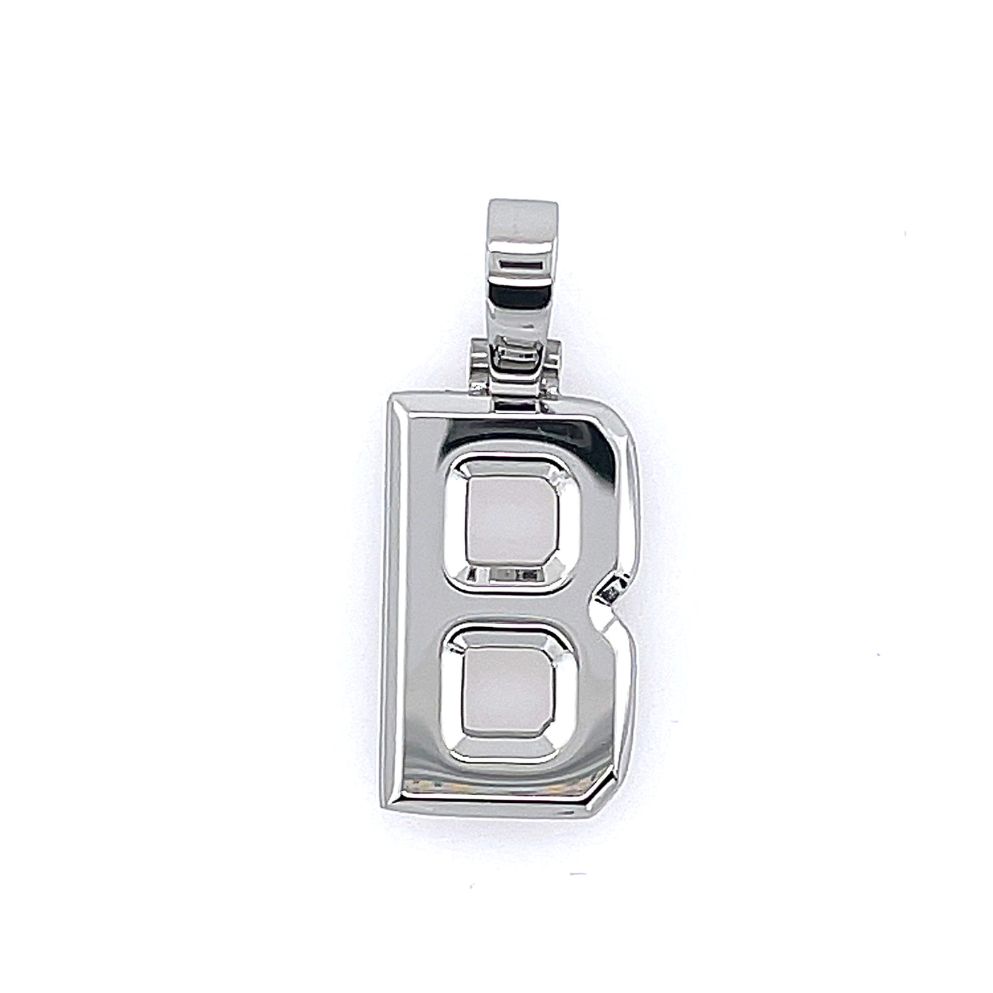 Varsity Initial Pendant (Silver)