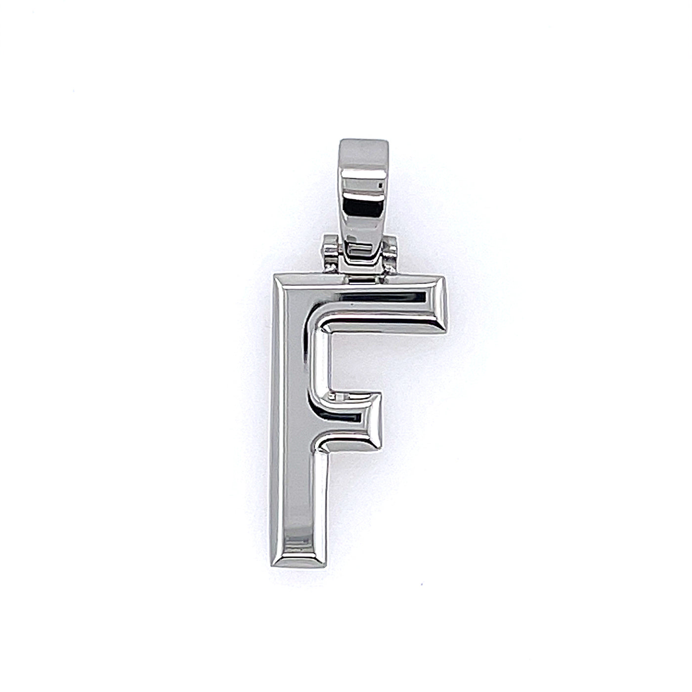 Varsity Initial Pendant (Silver)