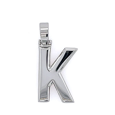 Varsity Initial Pendant (Silver)