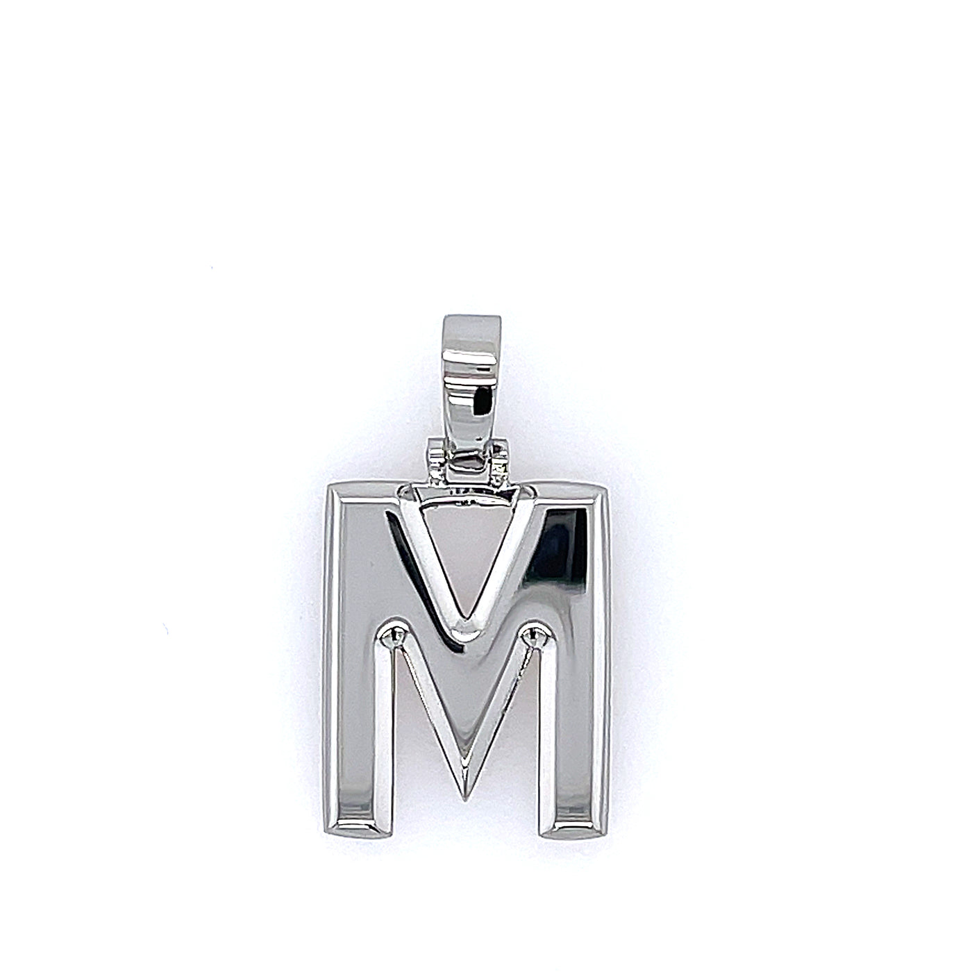 Varsity Initial Pendant (Silver)