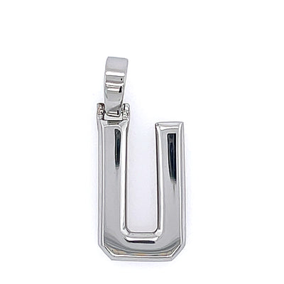 Varsity Initial Pendant (Silver)