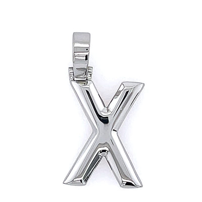 Varsity Initial Pendant (Silver)