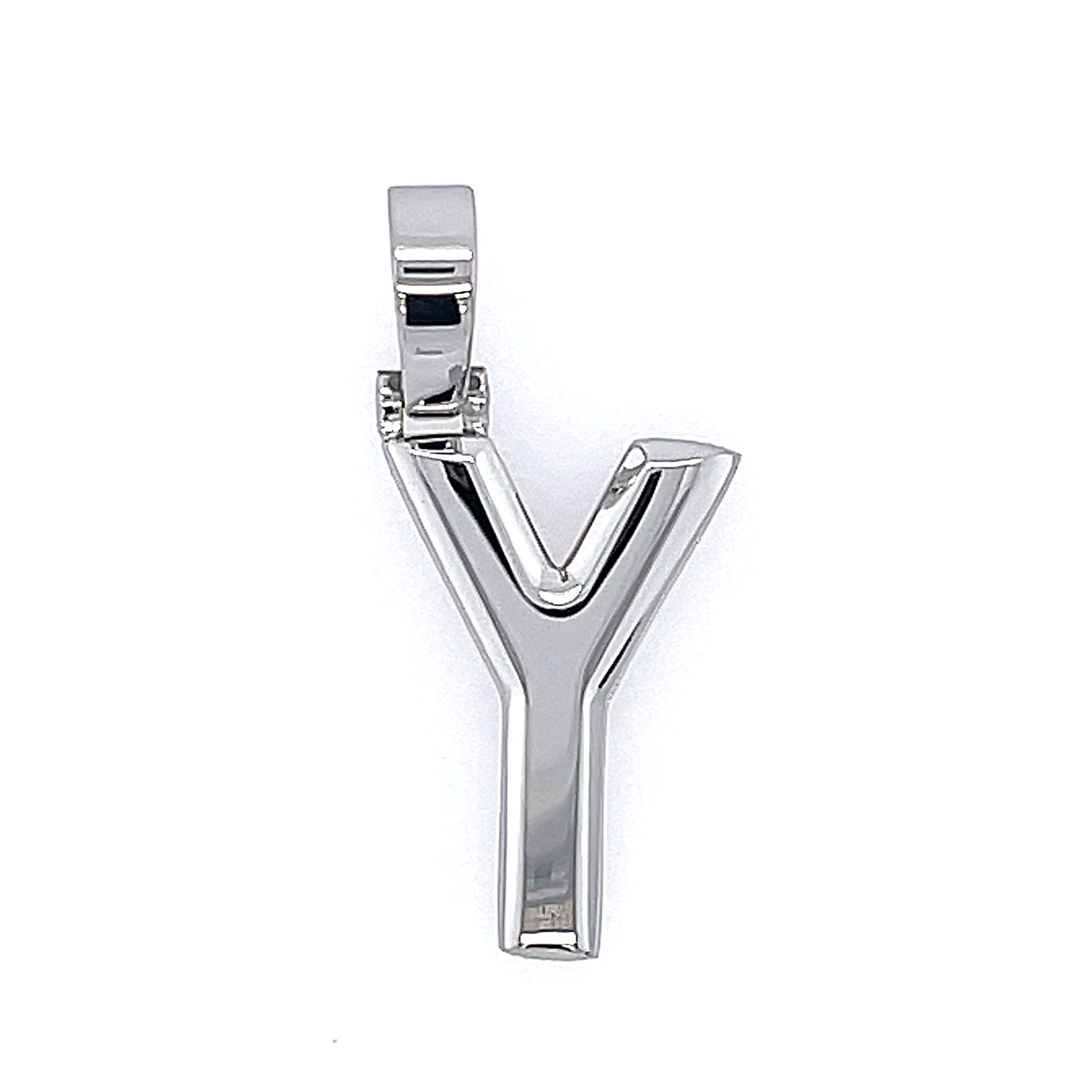 Varsity Initial Pendant (Silver)