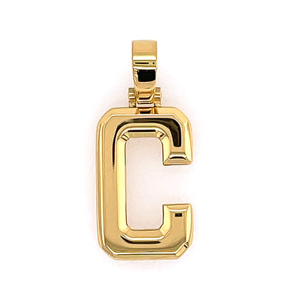 Varsity Initial Pendant (Gold)