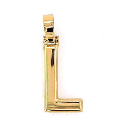 Varsity Initial Pendant (Gold)