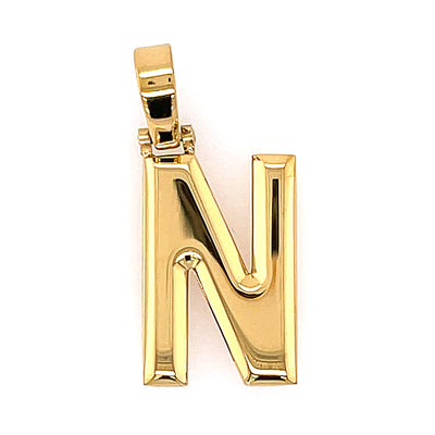 Varsity Initial Pendant (Gold)