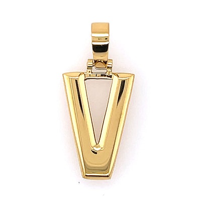 Varsity Initial Pendant (Gold)