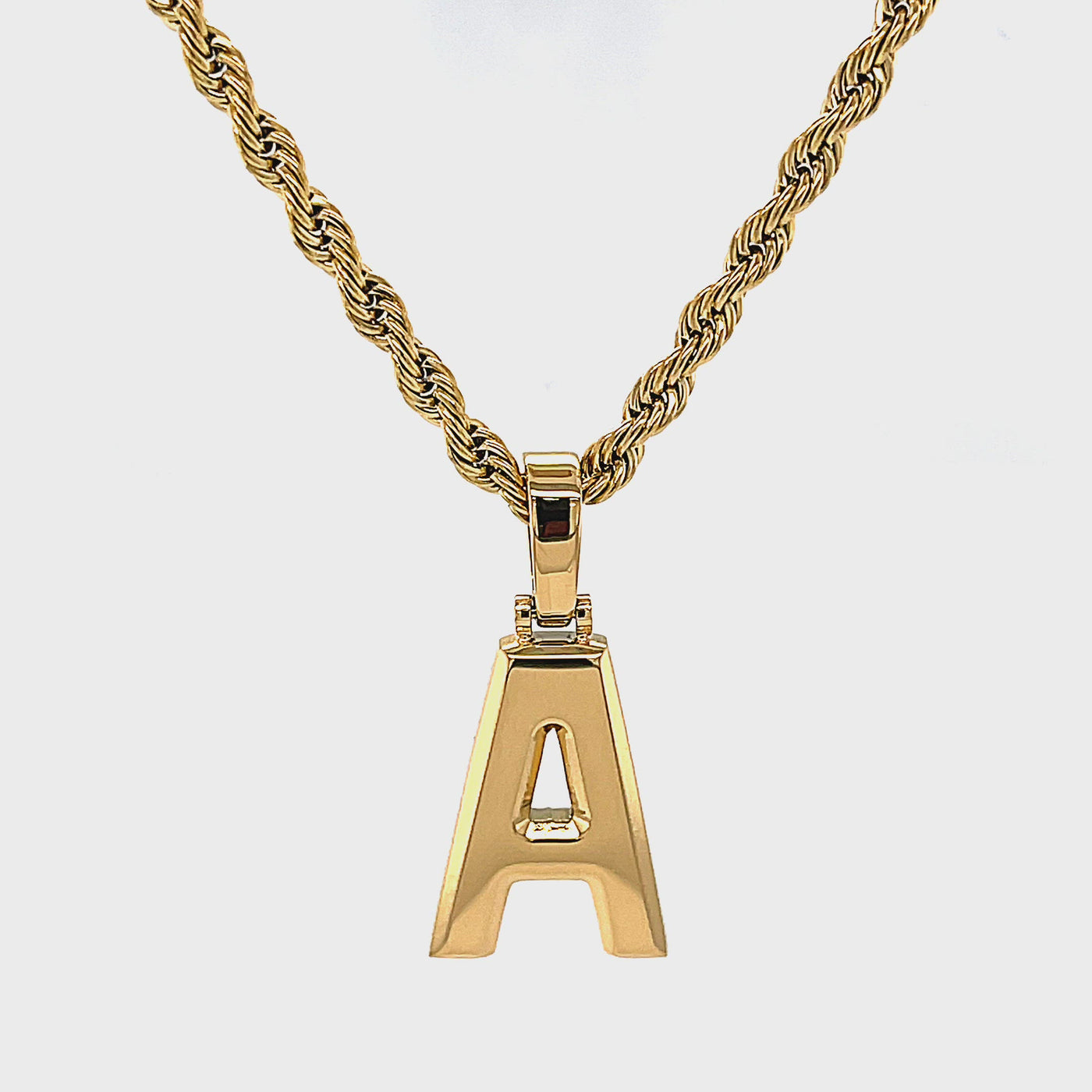 Varsity Initial Pendant (Gold)